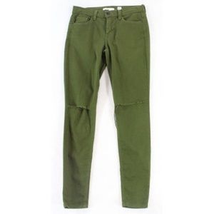 Army green pants, made in usa size 24 (size 00 )